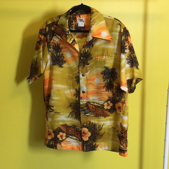 Pacific Isle Creations Other - Men’s XL Vintage retro Pacific Isles Hawaii shirt